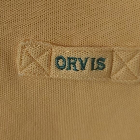 ORVIS Orange Rugged Rugby Polo Shirt, XL Casual Preppy Classic Comfy Minimalist - Picture 14 of 14